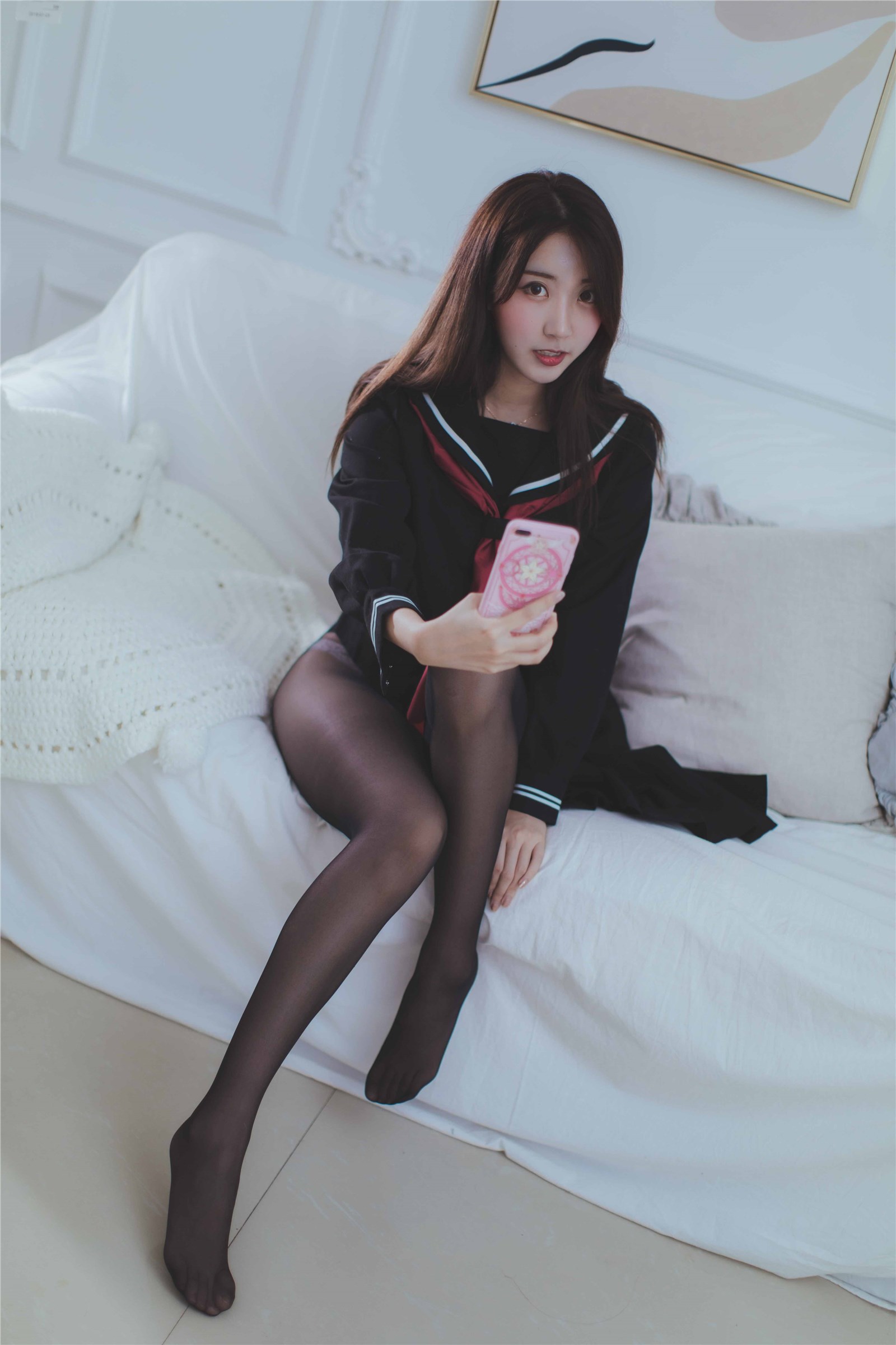 Heichuan - NO.013 Daily Photo True Love Edition - Black JK Uniform(49)